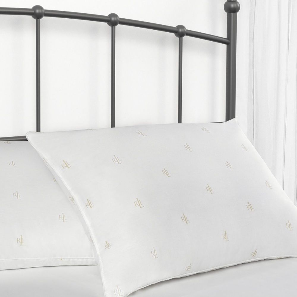 Lauren Ralph Lauren - Logo Twin Pack Pillows - Firm Density - Queen Size - NWT